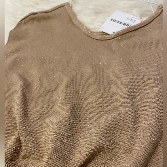 NWT Free People Brami sparkly nude - Picture 2 of 5
